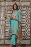 Floral Vintage Swiss Voile Luxury Embroidered Lawn Suit - 11 - test-store-for-chase-value