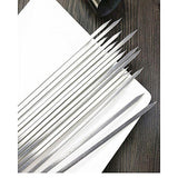 BBQ Skewers (Seekh) 6 Pcs 18" - Silver - test-store-for-chase-value