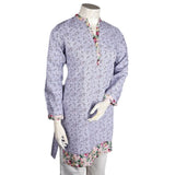 Women's Cotton Kurti - Light Blue - test-store-for-chase-value