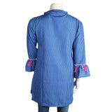 Women's Printed Top - Dark Blue - test-store-for-chase-value