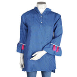 Women's Printed Top - Dark Blue - test-store-for-chase-value