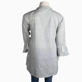 Women's Printed Top - Light Grey - test-store-for-chase-value