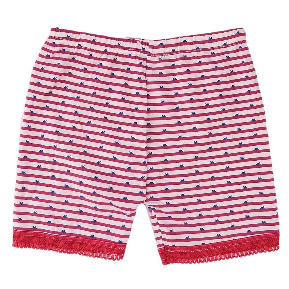 Girls Printed Boxer - Purple - test-store-for-chase-value