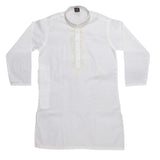 Boys Embroidered Kameez Shalwar - White - test-store-for-chase-value