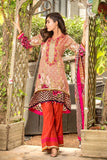 Iraar Floral Embroidered Cambric Suit - 3B - test-store-for-chase-value