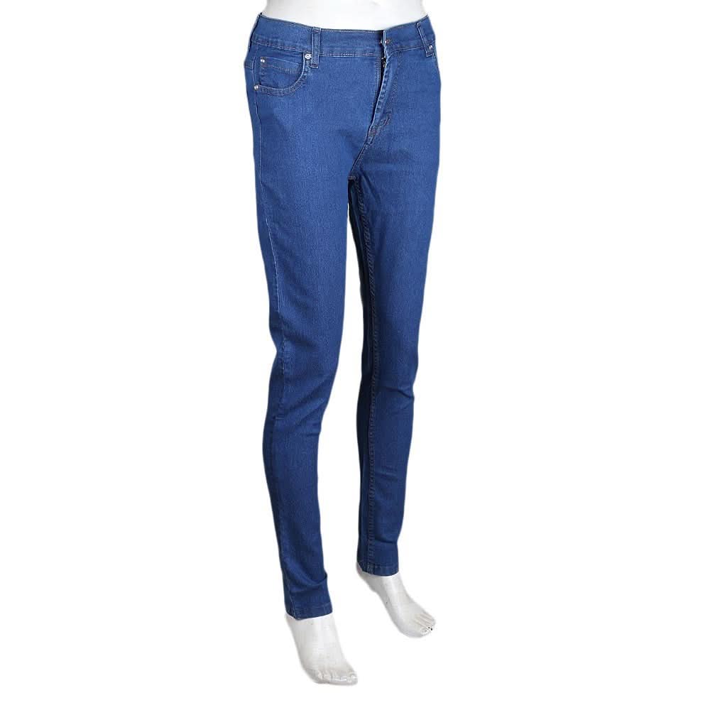 Women's Denim Pant - Dark Blue - test-store-for-chase-value