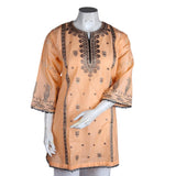Women's Embroidered Jhabla - Peach - test-store-for-chase-value