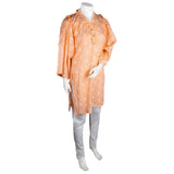 Women's Printed 2 Pcs lawn Suit - Orange - test-store-for-chase-value