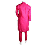 Women's Embroidered 2 Pcs Cotton Suit - Pink - test-store-for-chase-value