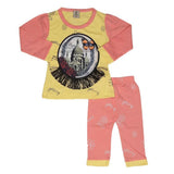 Newborn Girls Printed Suit - Yellow - test-store-for-chase-value
