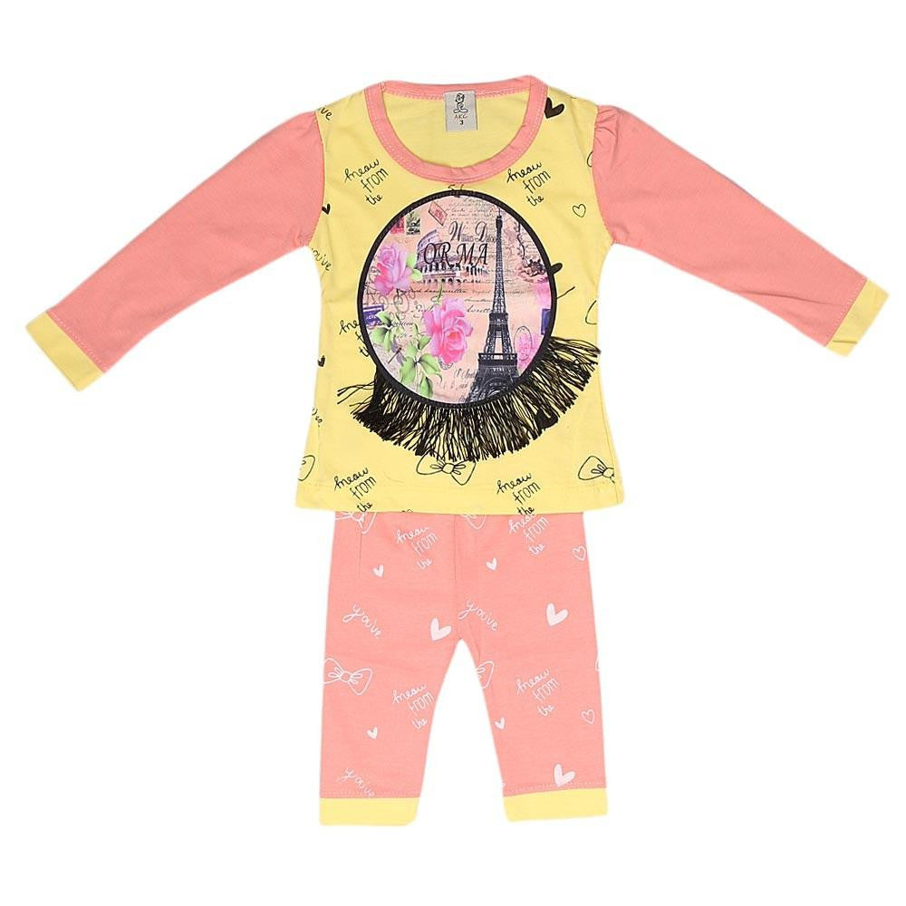 Newborn Girls Printed Suit - Yellow - test-store-for-chase-value