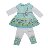 Newborn Girls Full Sleeves Suit - Light Blue - test-store-for-chase-value