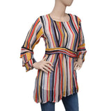 Women's Printed Georgette Top - Multi - test-store-for-chase-value