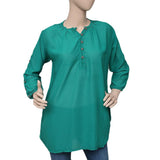 Women's Western Georgette Top - Green - test-store-for-chase-value
