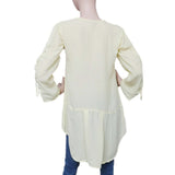 Women's Western Georgette Top - Yellow - test-store-for-chase-value