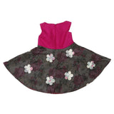 Girls Eminent Woven Frock - Purple - test-store-for-chase-value