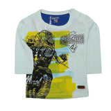 Newborn Boys Full Sleeves T-Shirt - Light Green - test-store-for-chase-value