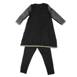 Girls Embroidered 2 Piece Suit - Black - test-store-for-chase-value