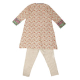 Girls Embroidered 2 Piece Suit - Fawn - test-store-for-chase-value