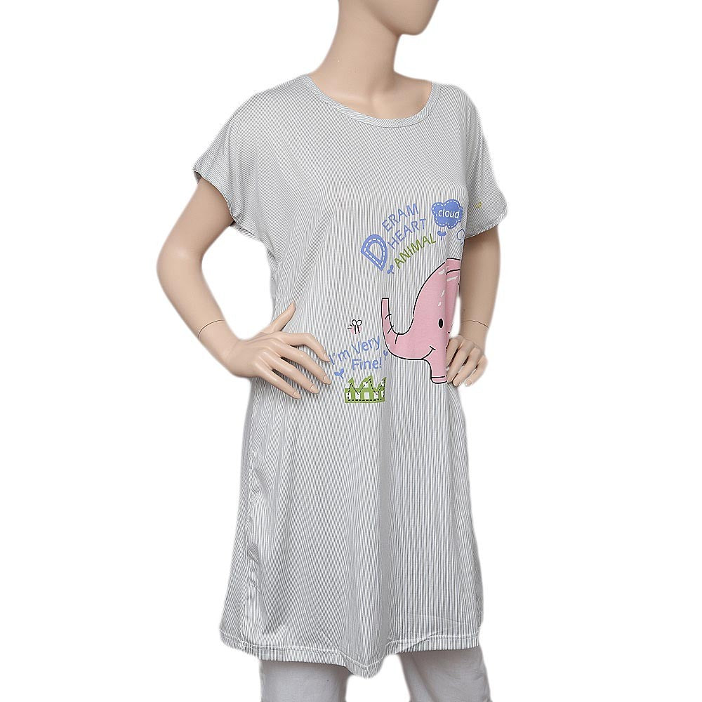 Women's Night Top - Grey - test-store-for-chase-value