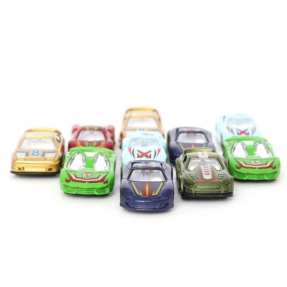 Alloy Racing Car Set 10 Pcs - Multi - test-store-for-chase-value