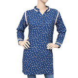 Women's Printed Boski Kurti - Blue - test-store-for-chase-value