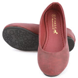Girls Fancy Pumps (1718) - Maroon, Kids, Pump, Chase Value, Chase Value