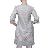 Women's Embroidered Fancy Kurti - Light Blue - test-store-for-chase-value