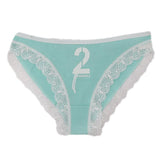Women's Net Lace Panty - Cyan - test-store-for-chase-value