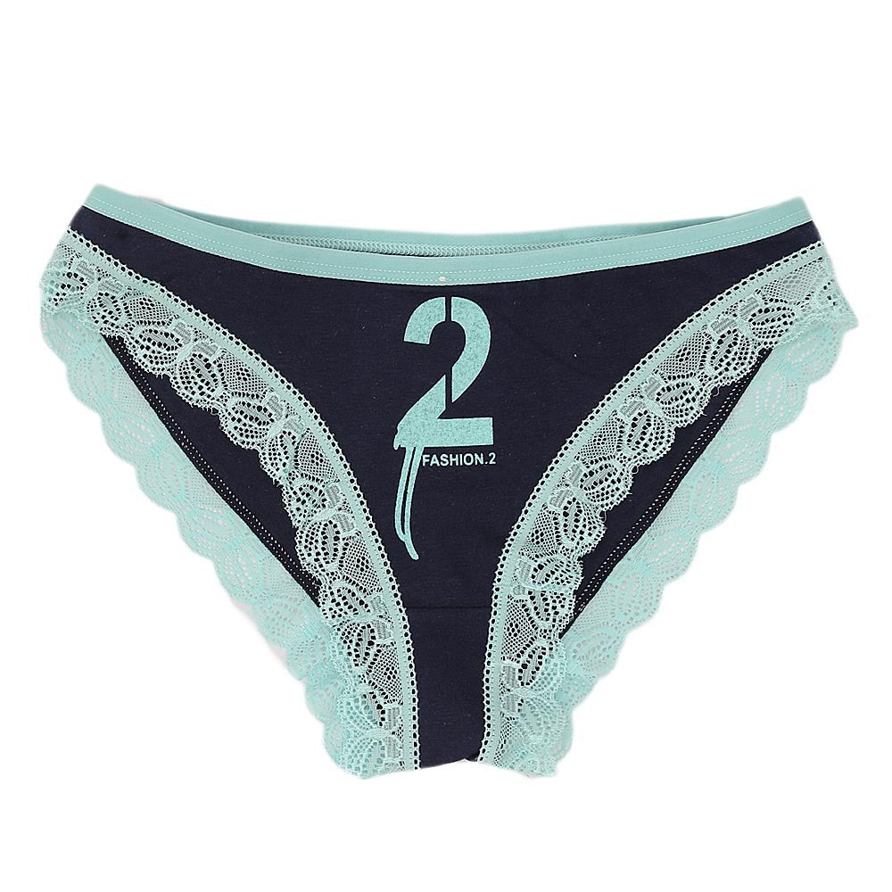 Women's Net Lace Panty - Navy-Blue - Navy/Blue - test-store-for-chase-value