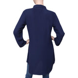 Women's Embroidered Shirt - Navy Blue - Navy/Blue - test-store-for-chase-value