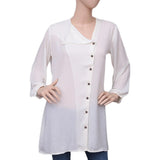 Women's Georgette Shirt - White - test-store-for-chase-value