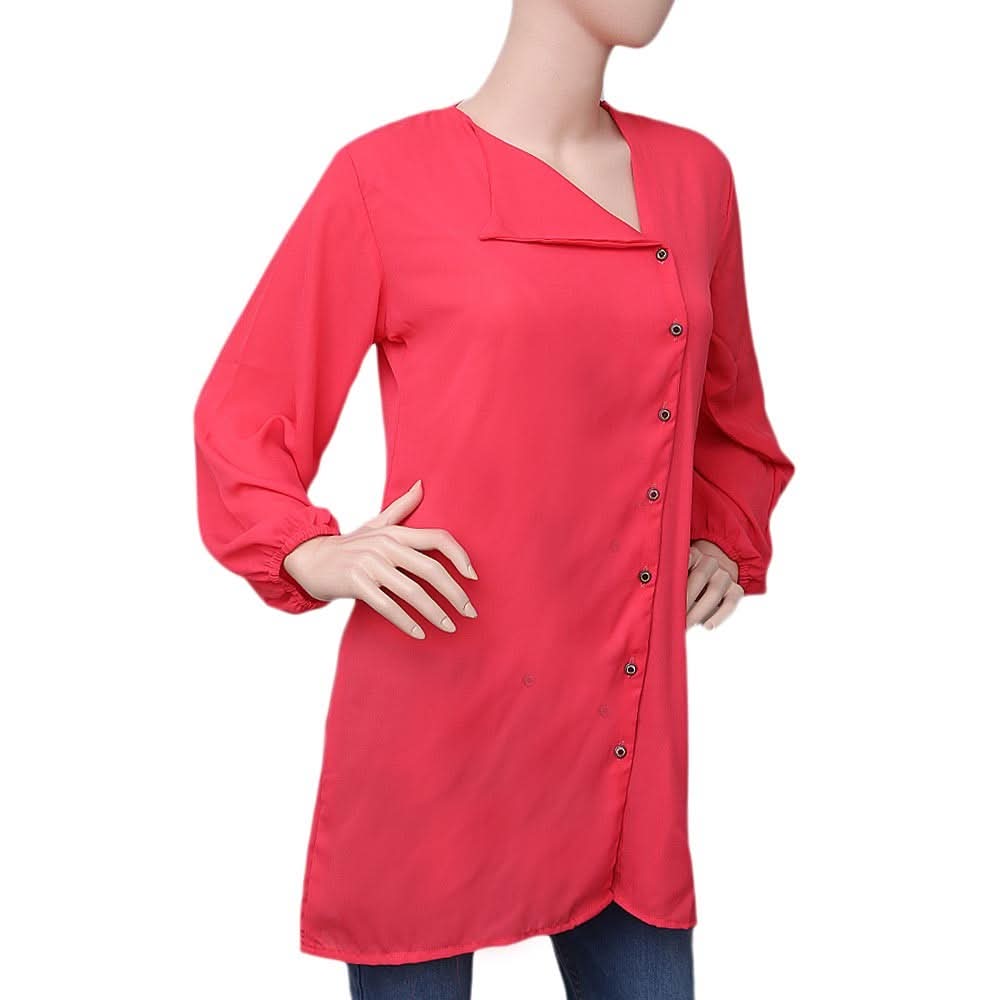 Women's Georgette Shirt - Pink - test-store-for-chase-value