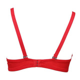 Women's Ring Foam Bra - Red - test-store-for-chase-value