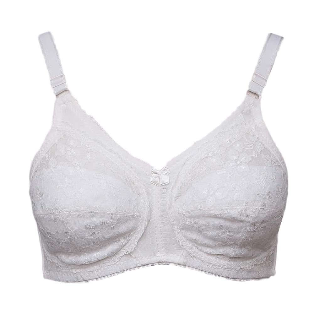 Women's Fancy Net Bra - White - test-store-for-chase-value