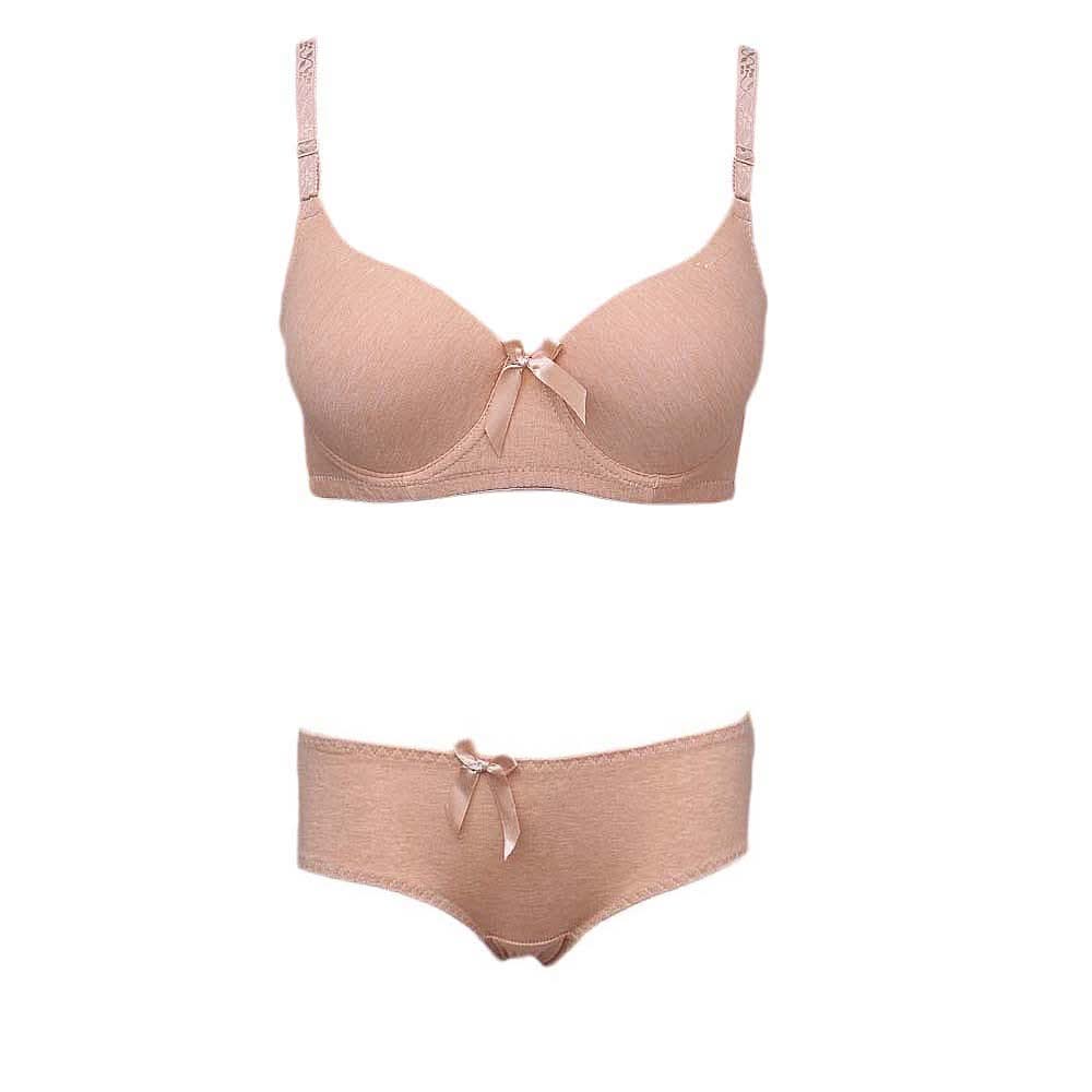 Women's Ring Foam Bra & Panty Set - Skin - test-store-for-chase-value