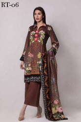 Salina Digital Printed Linen 3 Piece Unstitched Suit - 06 - test-store-for-chase-value