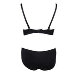 Women's Ring Foam Bra & Panty Set - Black - test-store-for-chase-value