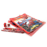 Spider Man Stationery Set - Red - test-store-for-chase-value