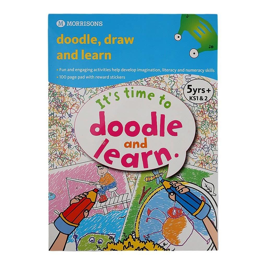 Morrisons Doodle Draw & Learn Book for Kids - test-store-for-chase-value