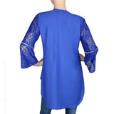 Women's Fancy Georgette Top - Blue - test-store-for-chase-value