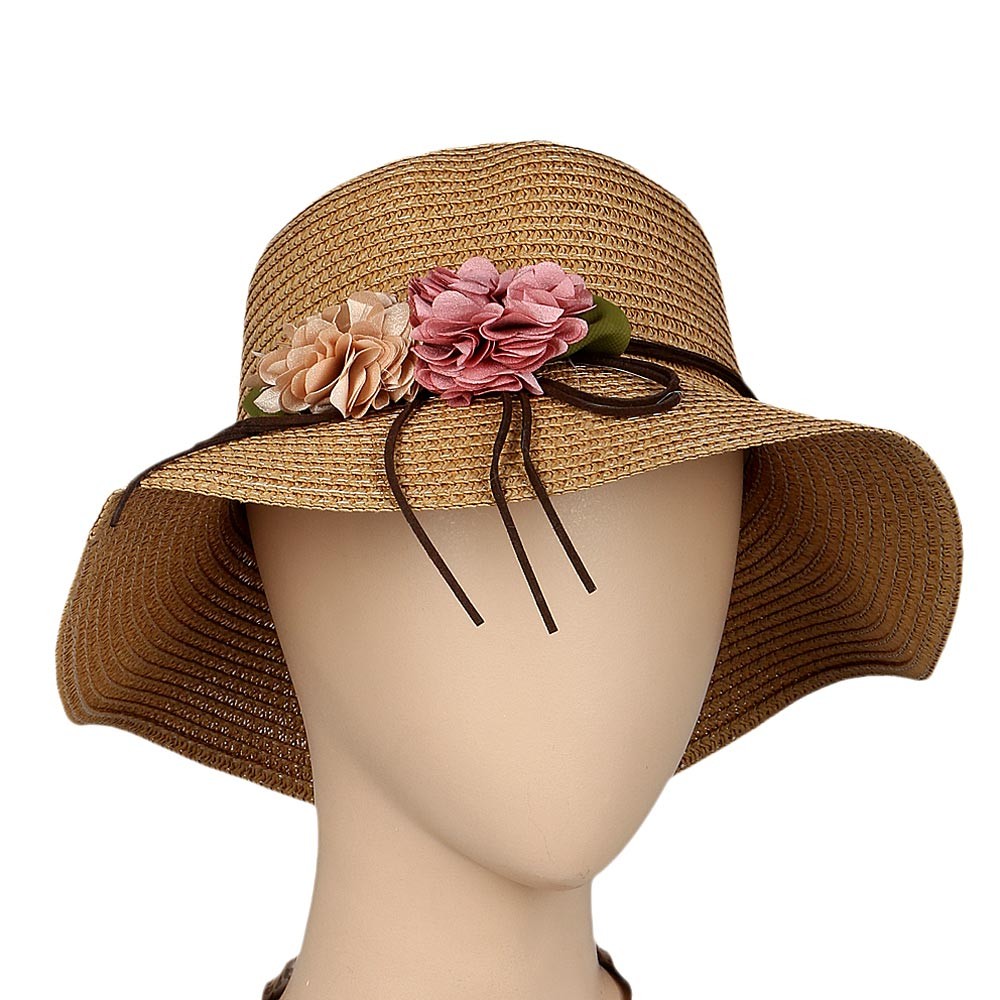 Women's Floppy Hat - Light Brown - test-store-for-chase-value