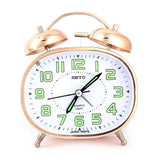 Twin Bell Alarm Table Clock - Copper - test-store-for-chase-value