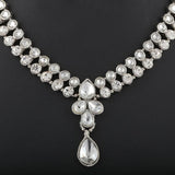 Women's Kundan Jewellery Set - Silver - test-store-for-chase-value