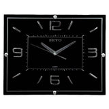 Analog Wall Clock 1007 - Black - test-store-for-chase-value
