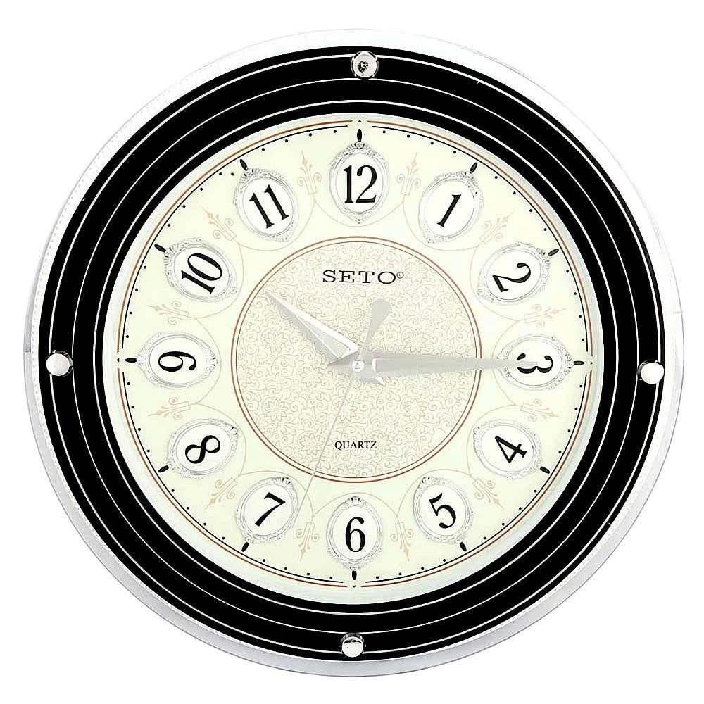 Analog Wall Clock 1008D - Black & Fawn - test-store-for-chase-value