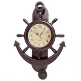 Analog Fancy Wall Clock 1241 - Red Wood - test-store-for-chase-value