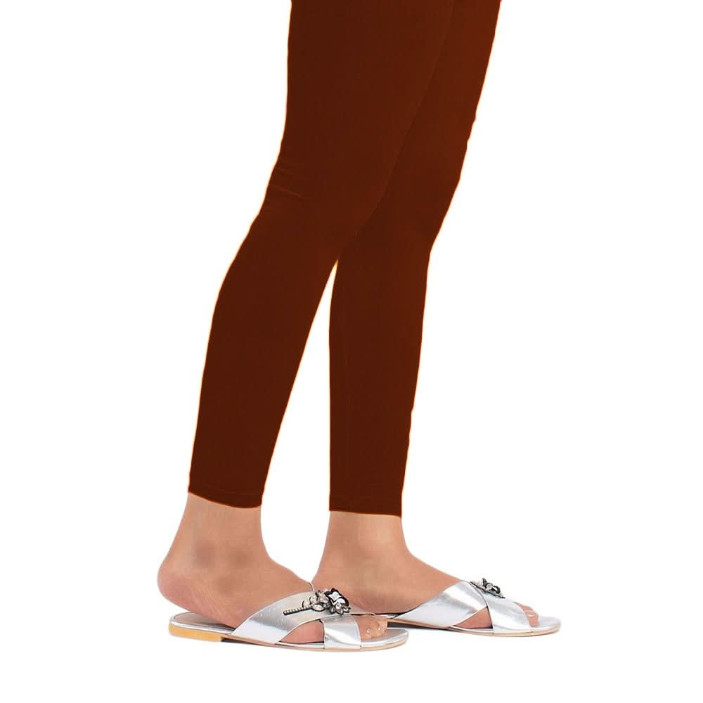 Women's Plain Tights 39" - Brown - test-store-for-chase-value
