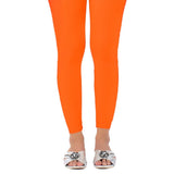 Women's Plain Tights 39" - Orange - test-store-for-chase-value