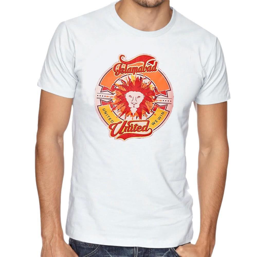 Islamabad United T-Shirt For Men - White - test-store-for-chase-value